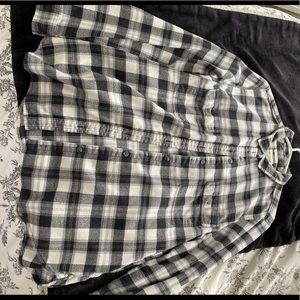 American eagle boyfriend flannel shirt